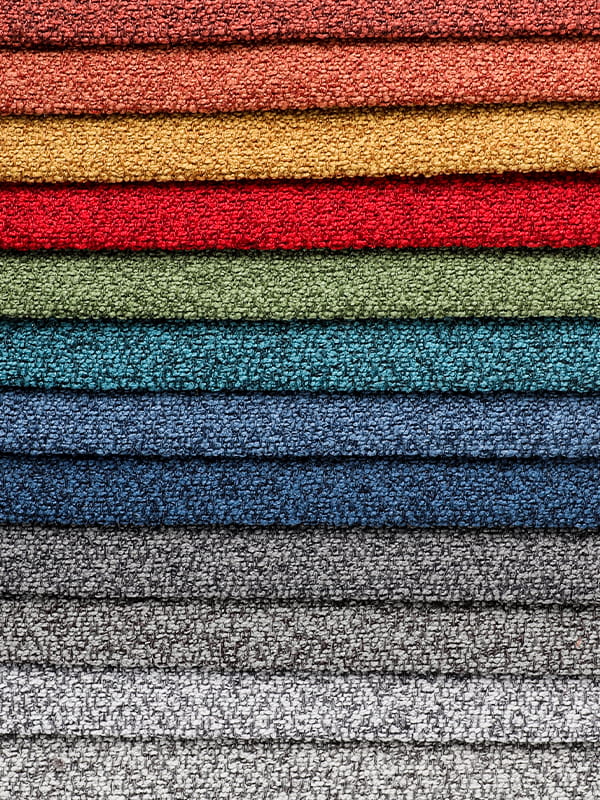 Pętla koralowa Pięć Poliestrowa i lniana sofa