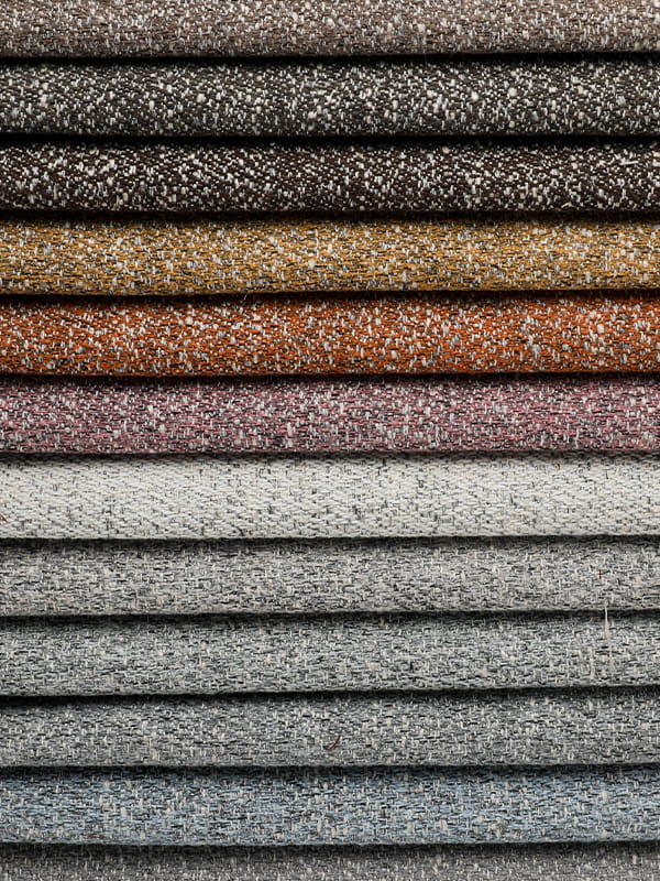 Tkanina poliestrowa i lniana do sofy